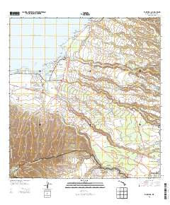 Haleiwa Hawaii Current topographic map, 1:24000 scale, 7.5 X 7.5 Minute, Year 2013
