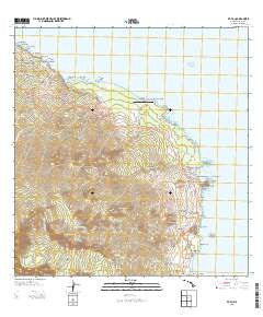 Hana Hawaii Historical topographic map, 1:24000 scale, 7.5 X 7.5 Minute, Year 2013