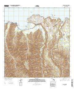 Hanalei Hawaii Historical topographic map, 1:24000 scale, 7.5 X 7.5 Minute, Year 2013