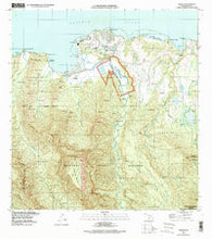 Hanalei Hawaii Historical topographic map, 1:24000 scale, 7.5 X 7.5 Minute, Year 1996