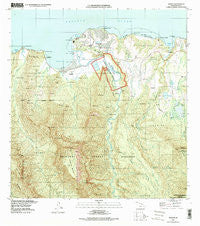 Hanalei Hawaii Historical topographic map, 1:24000 scale, 7.5 X 7.5 Minute, Year 1996