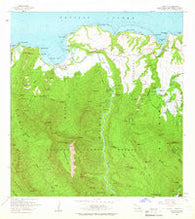 Hanalei Hawaii Historical topographic map, 1:24000 scale, 7.5 X 7.5 Minute, Year 1963
