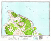 Hawaii North Hawaii Historical topographic map, 1:250000 scale, 1 X 2 Degree, Year 1961