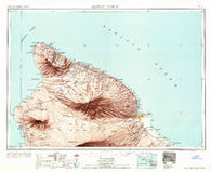 Hawaii North Hawaii Historical topographic map, 1:250000 scale, 1 X 2 Degree, Year 1961