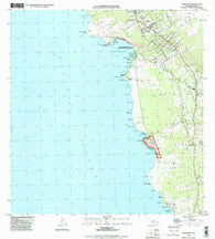 Honaunau Hawaii Historical topographic map, 1:24000 scale, 7.5 X 7.5 Minute, Year 1996
