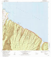 Honokane Hawaii Historical topographic map, 1:24000 scale, 7.5 X 7.5 Minute, Year 1982