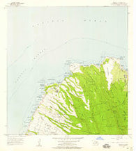 Honolua Hawaii Historical topographic map, 1:24000 scale, 7.5 X 7.5 Minute, Year 1956