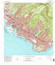 Honolulu Hawaii Historical topographic map, 1:24000 scale, 7.5 X 7.5 Minute, Year 1983