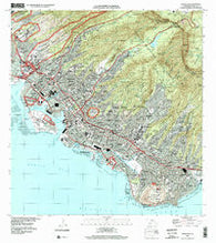 Honolulu Hawaii Historical topographic map, 1:24000 scale, 7.5 X 7.5 Minute, Year 1998