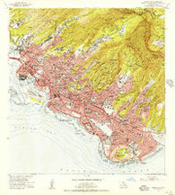 Honolulu Hawaii Historical topographic map, 1:24000 scale, 7.5 X 7.5 Minute, Year 1953