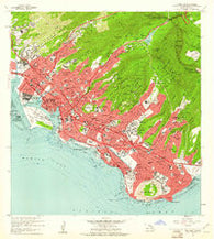 Honolulu Hawaii Historical topographic map, 1:24000 scale, 7.5 X 7.5 Minute, Year 1959