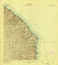 Honomu Hawaii Historical topographic map, 1:62500 scale, 15 X 15 Minute, Year 1915