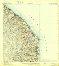 Honomu Hawaii Historical topographic map, 1:62500 scale, 15 X 15 Minute, Year 1915