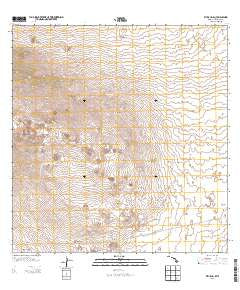 Hualalai Hawaii Current topographic map, 1:24000 scale, 7.5 X 7.5 Minute, Year 2013