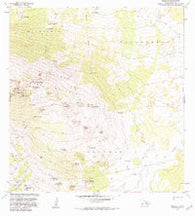 Hualalai Hawaii Historical topographic map, 1:24000 scale, 7.5 X 7.5 Minute, Year 1982