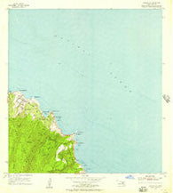 Kahakuloa Hawaii Historical topographic map, 1:24000 scale, 7.5 X 7.5 Minute, Year 1955