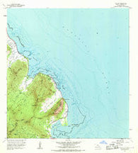 Kahana Hawaii Historical topographic map, 1:24000 scale, 7.5 X 7.5 Minute, Year 1967