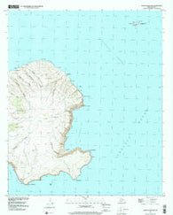 Kahoolawe East Hawaii Historical topographic map, 1:24000 scale, 7.5 X 7.5 Minute, Year 1991