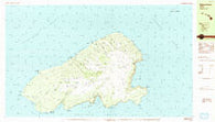 Kahoolawe Hawaii Historical topographic map, 1:25000 scale, 7.5 X 15 Minute, Year 1984