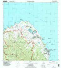 Kahuku Hawaii Historical topographic map, 1:24000 scale, 7.5 X 7.5 Minute, Year 1998