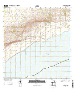 Kalapana Hawaii Current topographic map, 1:24000 scale, 7.5 X 7.5 Minute, Year 2013