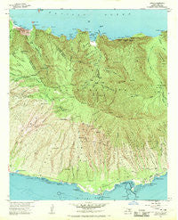 Kamalo Hawaii Historical topographic map, 1:24000 scale, 7.5 X 7.5 Minute, Year 1968