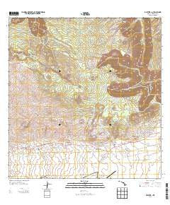 Kamuela Hawaii Current topographic map, 1:24000 scale, 7.5 X 7.5 Minute, Year 2013