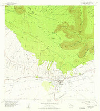 Kamuela Hawaii Historical topographic map, 1:24000 scale, 7.5 X 7.5 Minute, Year 1956