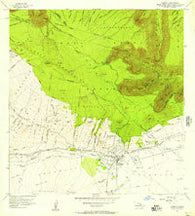Kamuela Hawaii Historical topographic map, 1:24000 scale, 7.5 X 7.5 Minute, Year 1956