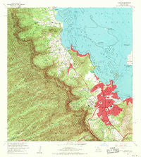 Kaneohe Hawaii Historical topographic map, 1:24000 scale, 7.5 X 7.5 Minute, Year 1968