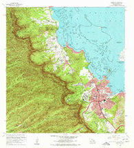 Kaneohe Hawaii Historical topographic map, 1:24000 scale, 7.5 X 7.5 Minute, Year 1968