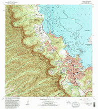 Kaneohe Hawaii Historical topographic map, 1:24000 scale, 7.5 X 7.5 Minute, Year 1983