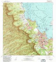 Kaneohe Hawaii Historical topographic map, 1:24000 scale, 7.5 X 7.5 Minute, Year 1983