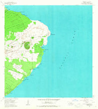 Kapoho Hawaii Historical topographic map, 1:24000 scale, 7.5 X 7.5 Minute, Year 1965