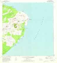 Kapoho Hawaii Historical topographic map, 1:24000 scale, 7.5 X 7.5 Minute, Year 1981