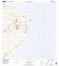 Kapoho Hawaii Historical topographic map, 1:24000 scale, 7.5 X 7.5 Minute, Year 1995