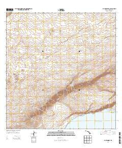 Kau Desert Hawaii Current topographic map, 1:24000 scale, 7.5 X 7.5 Minute, Year 2013