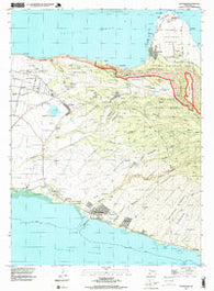 Kaunakakai Hawaii Historical topographic map, 1:24000 scale, 7.5 X 7.5 Minute, Year 1993