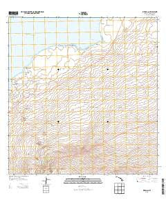 Kiholo Hawaii Historical topographic map, 1:24000 scale, 7.5 X 7.5 Minute, Year 2013