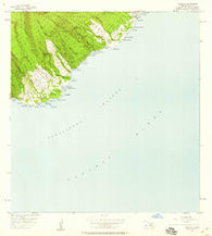 Kipahulu Hawaii Historical topographic map, 1:24000 scale, 7.5 X 7.5 Minute, Year 1957