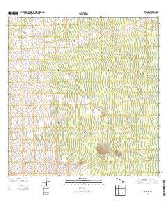 Kulani Hawaii Historical topographic map, 1:24000 scale, 7.5 X 7.5 Minute, Year 2013