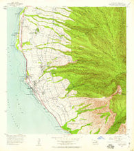Lahaina Hawaii Historical topographic map, 1:24000 scale, 7.5 X 7.5 Minute, Year 1956