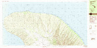 Lanai North Hawaii Historical topographic map, 1:25000 scale, 7.5 X 15 Minute, Year 1984