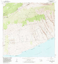 Lualailua Hills Hawaii Historical topographic map, 1:24000 scale, 7.5 X 7.5 Minute, Year 1983
