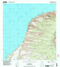 Makaha Point Hawaii Historical topographic map, 1:24000 scale, 7.5 X 7.5 Minute, Year 1991