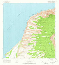 Makaha Point Hawaii Historical topographic map, 1:24000 scale, 7.5 X 7.5 Minute, Year 1965