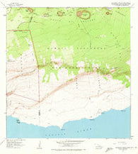 Makaopuhi Crater Hawaii Historical topographic map, 1:24000 scale, 7.5 X 7.5 Minute, Year 1963