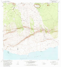Makaopuhi Crater Hawaii Historical topographic map, 1:24000 scale, 7.5 X 7.5 Minute, Year 1981