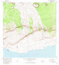 Makaopuhi Crater Hawaii Historical topographic map, 1:24000 scale, 7.5 X 7.5 Minute, Year 1981