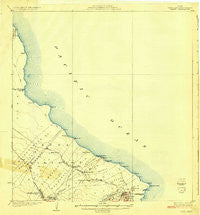 Makuu Hawaii Historical topographic map, 1:62500 scale, 15 X 15 Minute, Year 1924